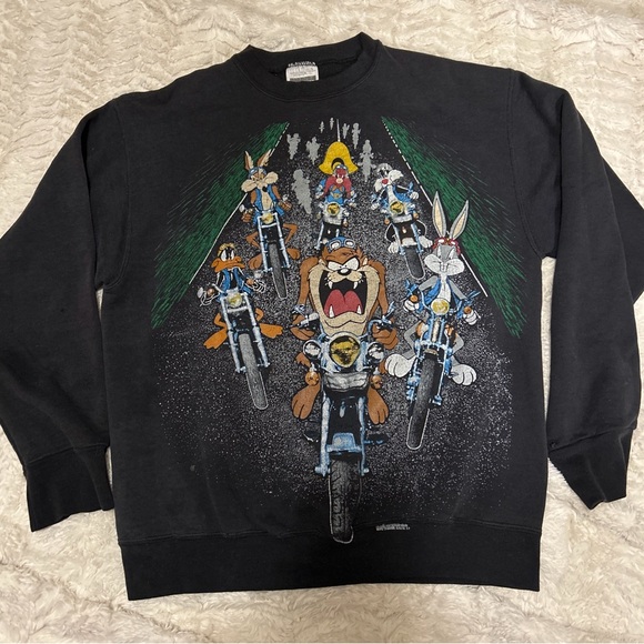 Looney tunes tultex sweat shirt  size Large - Picture 1 of 6